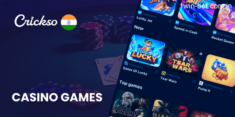 Casino Games in Crickso India
